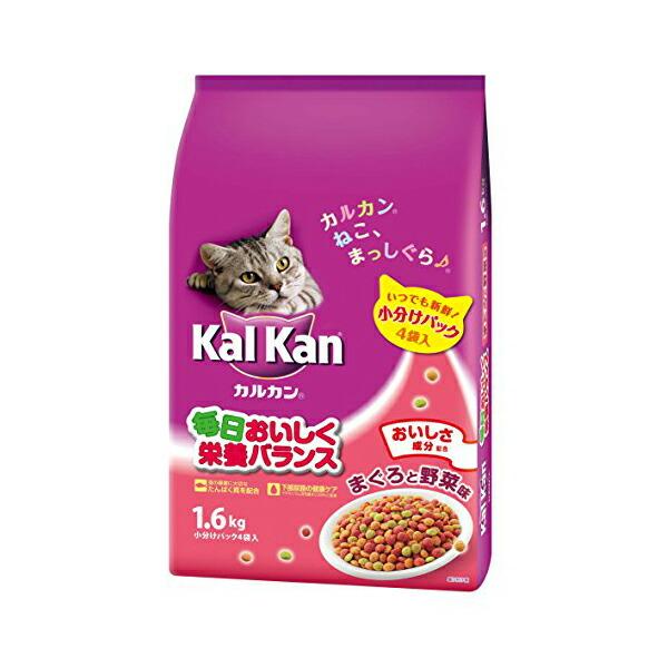 カルカン ドライ 成猫用 まぐろと野菜味 1.6kg [キャットフード] キャットフード 猫 ネコ ...