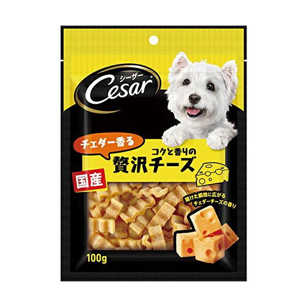 【3個セット】 シーザースナック チェダー香るコクと香りの贅沢チーズ 100g ドッグフード ドック...