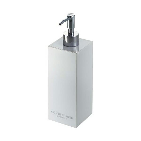 山崎実業 7893 ツーウェイディスペンサー スクエア コンディショナー ホワイト 約W7×D7×H...
