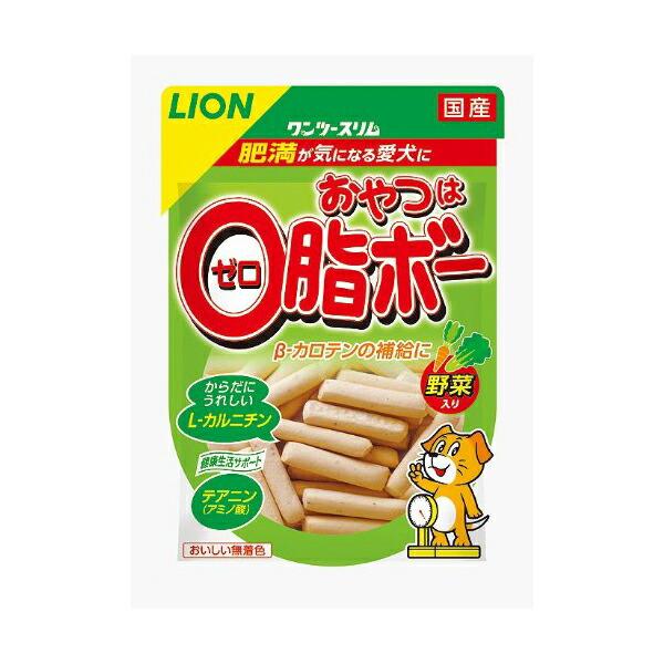 (6個セット) ライオン うちの子想いおやつは0脂ボー 野菜入り 80g ドッグ フード ドックフー...