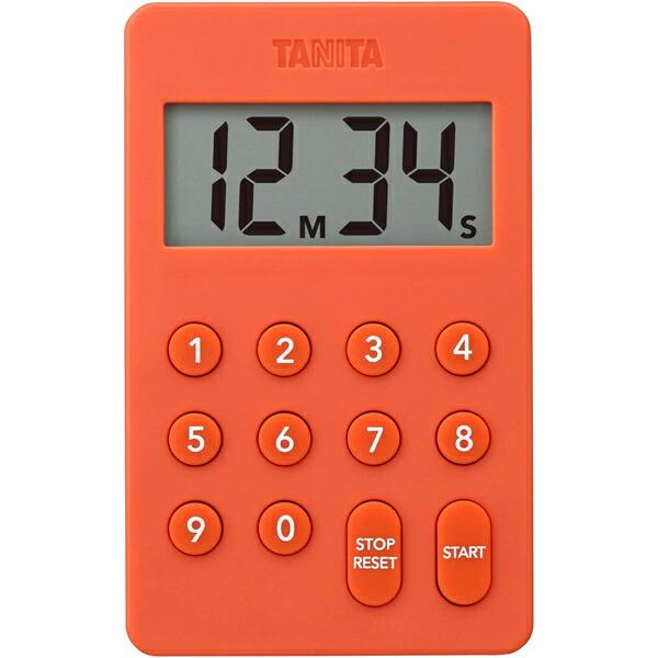 【10個セット】 タニタ TD-415 デジタルタイマー オレンジ タイマー TANITA