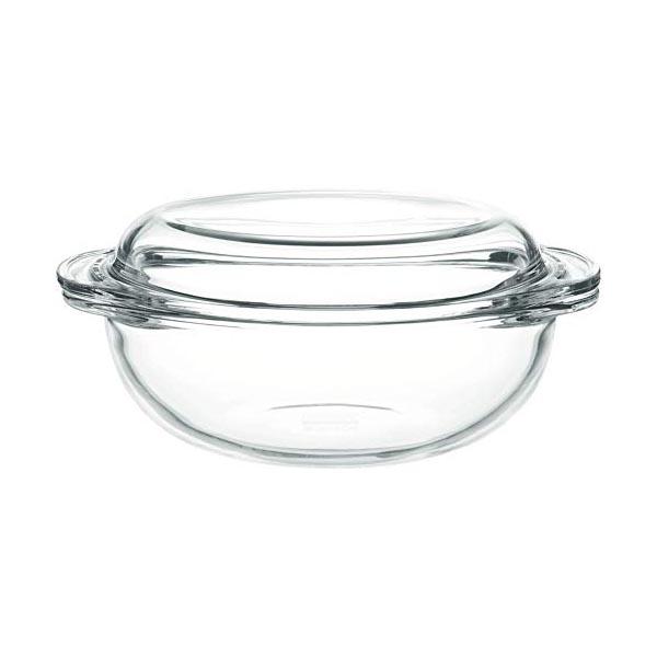【2個セット】iwaki イワキ 耐熱ガラス グラタン皿 キャセロール 24×20×10cm 1.5...