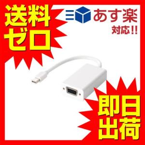 【送料無料】 エレコム AD-MDPVGAWH miniDisplayPort変換アダプタ forMac DVI ホワイト｜ulmax