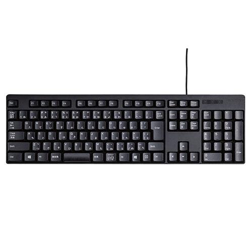 エレコム TK-FFCM01BK 有線キーボード メンブレン式 フルサイズ キーボード USB接続 ...