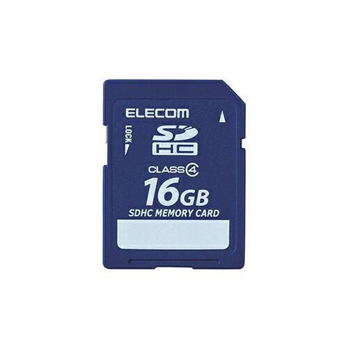 【3個セット】エレコム MF-FSD016GC4R SD カード 16GB Class4 データ復旧...