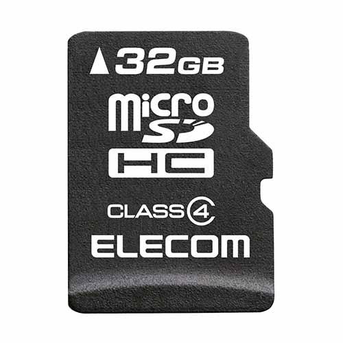 【3個セット】エレコム MF-MSD032GC4R マイクロSD カード 32GB Class4 S...