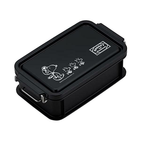 【2個セット】OSK 弁当箱 スヌーピー ブラック コンテナランチボックス 仕切付 日本製 CNT-...