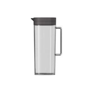 (10個セット) アスベル 麦茶ポット ワンプッシュ ビオSP-200 スクエア 2.1L 黒 お洒落
