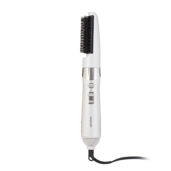 テスコム TC430A-W マイナスイオン カール ドライヤー ブラシは水洗いOK 美容室愛用の豚毛...