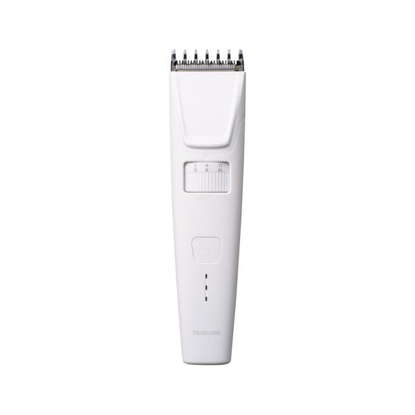 エレコム TT390B-W ヘアカッター 交流式 0.8-24mm調整 1mm単位 セルフカット ホ...