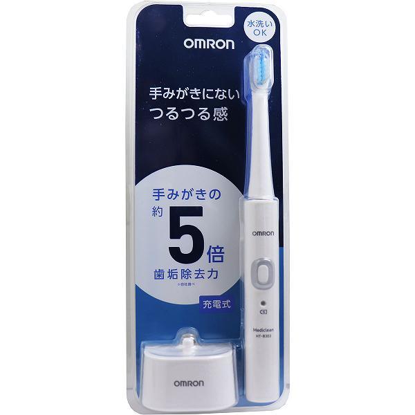 【6個セット】オムロン 音波式電動歯ブラシ HT-B303-W ホワイト