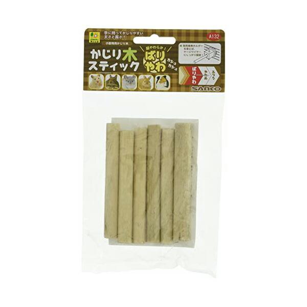 (3個セット) 三晃商会 かじり木スティック ばりやわ W 80 × D 11 H 11(mm) う...