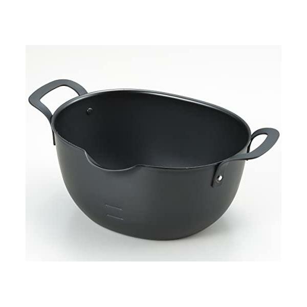 ヨシカワ aikata アイカタ 鉄製 揚げ鍋 楕円形 IH対応 ガス火OK 燕三条 便利な注ぎ口付...