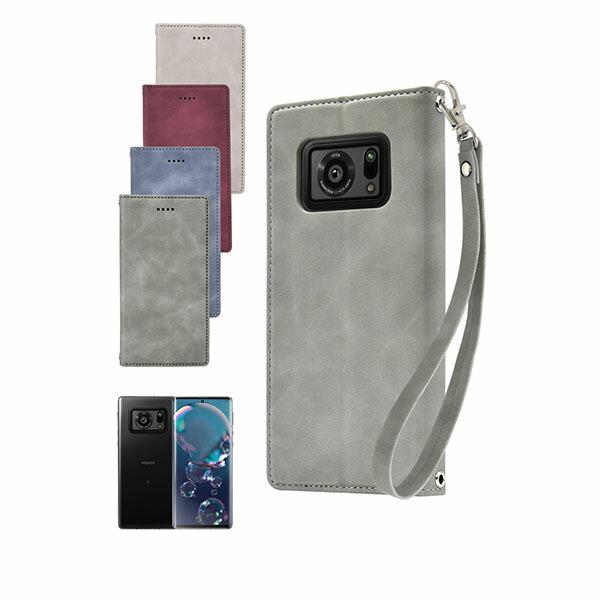 shizukawill AQUOS R6 手帳型 ケース アイファンデ2 SHAQR6IF2FG