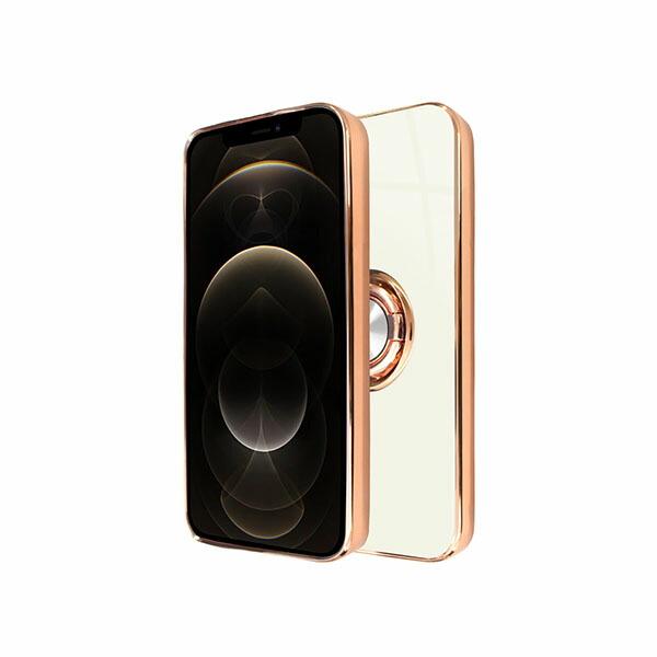 shizukawill iPhone12 Pro ケース カバー リング付きケース グリッティア A...