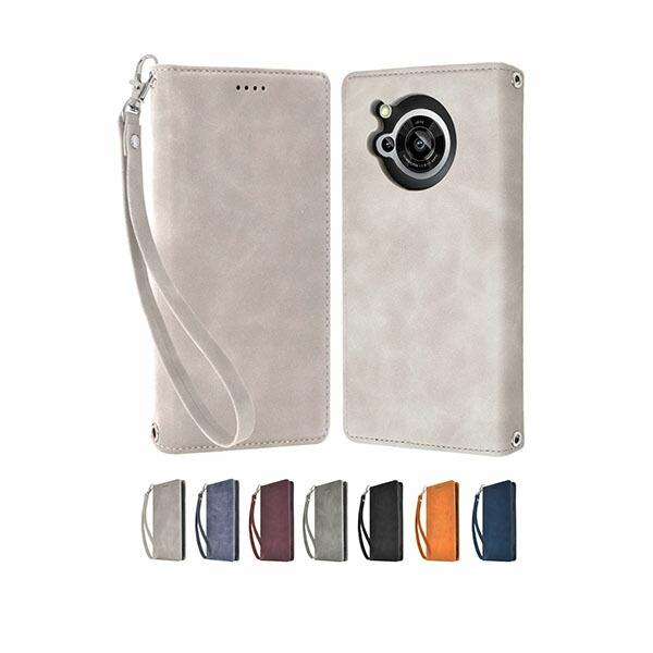 shizukawill AQUOS R7 手帳型 ケース アイファンデ2 SHAQR7IF2GR