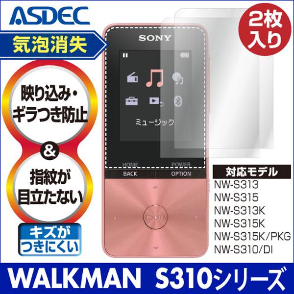 ASDEC NGB-SW26 NW-S310シリーズ 用ノングレアフィルム3 アスデック