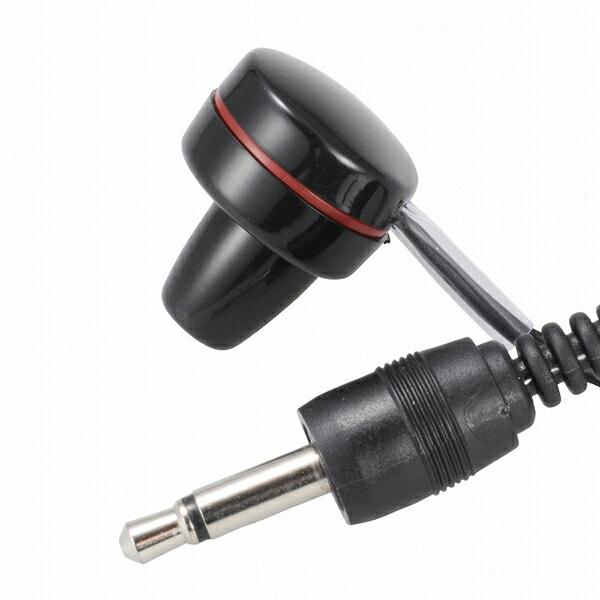 オーム電機 EAR-0016 TV3.5モノラル 3M(B)  OHM カナル型 オーディオ ブラッ...
