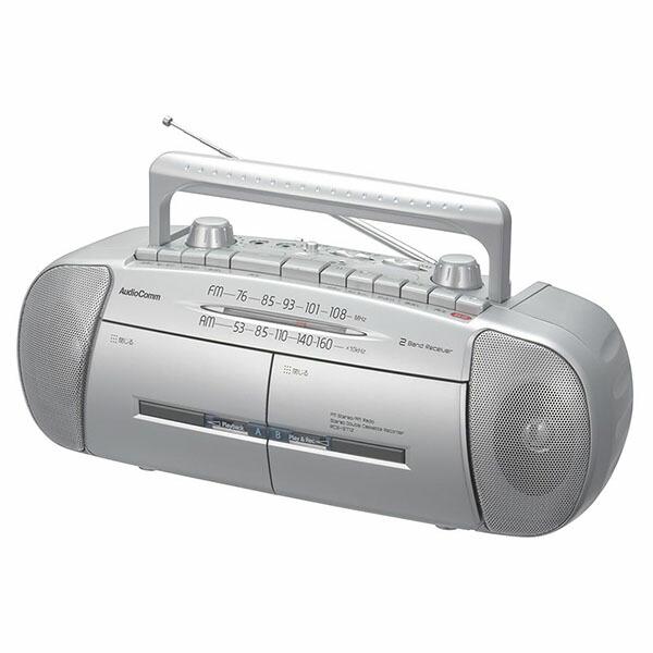 オーム電機 RCS-571Z ダブルラジカセレコーダー