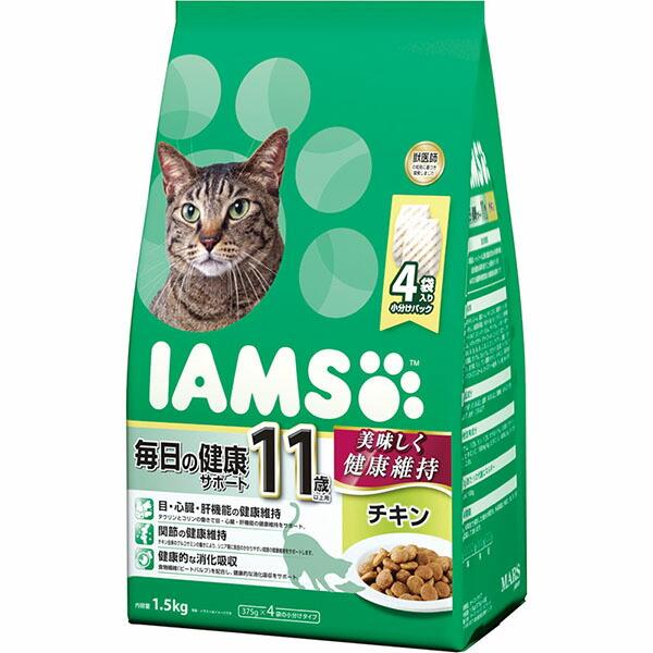 マースジャパンリミテッド アイムス IAMS キャットフード 11歳以上用 毎日の健康サポート チキ...