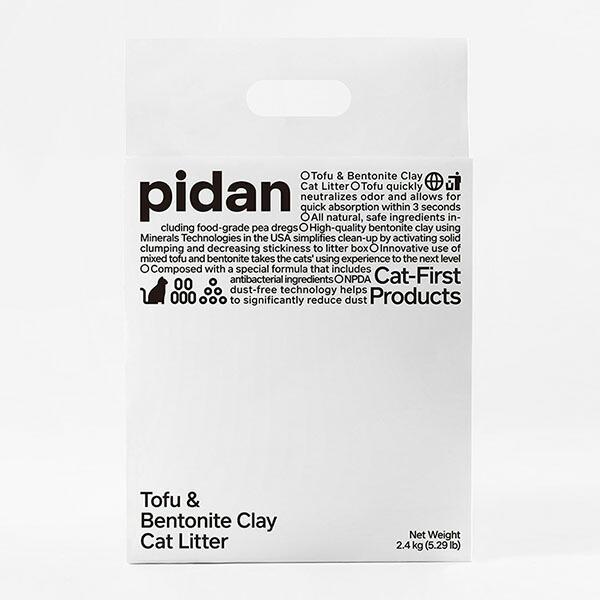 【12個セット】 PIDAN JP おからベントナイトミックス 猫砂 2.4kg