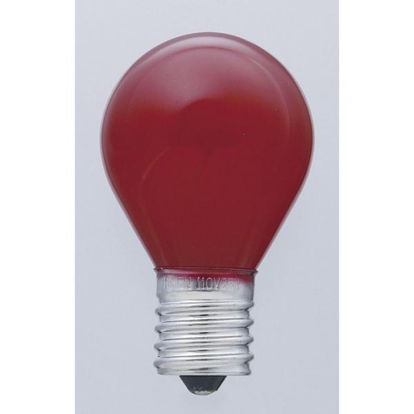 (3個セット) エルパ(ELPA) カラーS型ミニ球 25W E17 レッド G-20H (R) G...