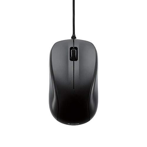 エレコム M-K6URBK/RS ELECOM マウス 有線 Mサイズ 3ボタン USB 光学式 ブ...