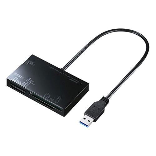 サンワサプライ ADR-3ML35BK USB3.0 カードリーダー カード リーダー ブラック メ...