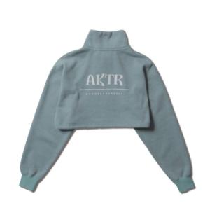 AKTR レディーズ ウェア スウェット 秋冬物 アクター BREEZE HALF ZIP CROPPED SWEAT｜ult-collection