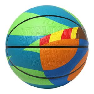 Spalding ボール 7号球  スポルディング ゴーパーキー マルチカラー 合成皮革｜ult-collection