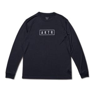 AKTR（アクター） メンズ レディス バスケットボール 長袖Tシャツ LOGO