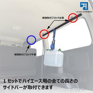 ハイエース 200系 用 補強取付キット サイ...の詳細画像2