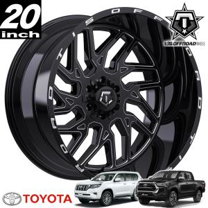 TIS OFFROAD 554B グロスブラック 20インチアルミホイール 20x12 5H