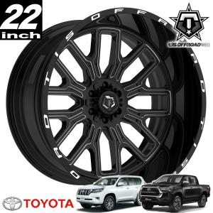 TIS OFFROAD 560B グロスブラック 22インチアルミホイール 22x12 5H135