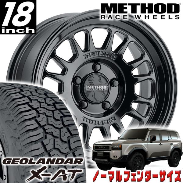 METHOD RACE WHEELS（メソッド) MR318 グロスブラック  18インチアルミホイ...