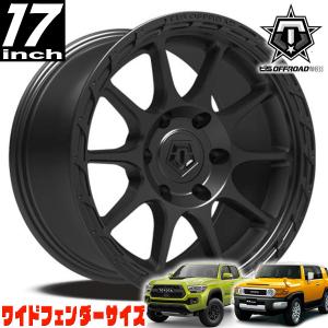 TIS OFFROAD 563B サテンブラック 17インチアルミホイール 17x9 6H139