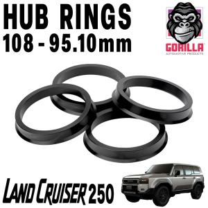 GORILLA (ゴリラ) ハブリング ホイール側 106mm / 車側 95.10mm ツバ