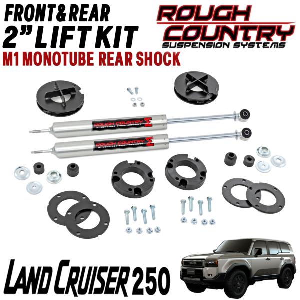 ROUGH COUNTRY (ラフカントリー) 2インチリフトアップキット 2024年〜 トヨタ ラ...