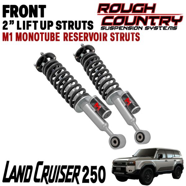 ROUGH COUNTRY (ラフカントリー)  フロント2インチリフトアップストラット M1ストラ...