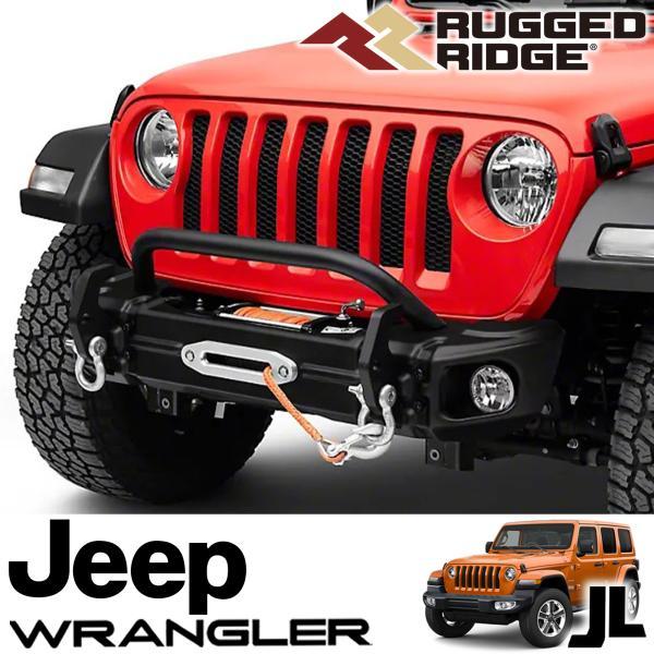 RUGGED RIDGE (ラギッドリッジ) ARCUS フロントバンパー（オーバーライドバー付き）...