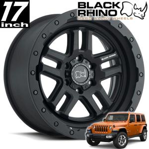 JL/JKラングラー用17インチ マットブラック ホイール BLACK RHINO OVERLAND（オーバーランド）マットブラック 17インチ