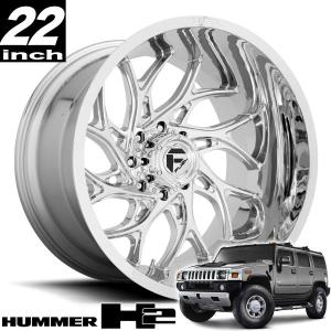 FUEL OFFROAD RUNNER (ランナー) D740 クローム 22インチアルミホイール  03-08 HUMMER H2 ハマー H2 オーバーフェンダーサイズ｜ultimatecorp