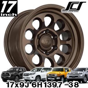 SCS （ステルスカスタム）BR6 マットダークブロンズ 17インチアルミ