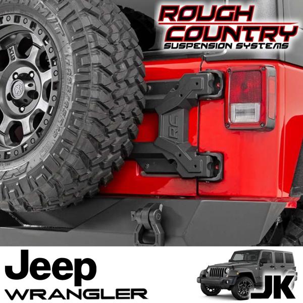 ROUGH COUNTRY (ラフカントリー) ヘビーデューティースペアタイヤキャリア タイヤ外径3...