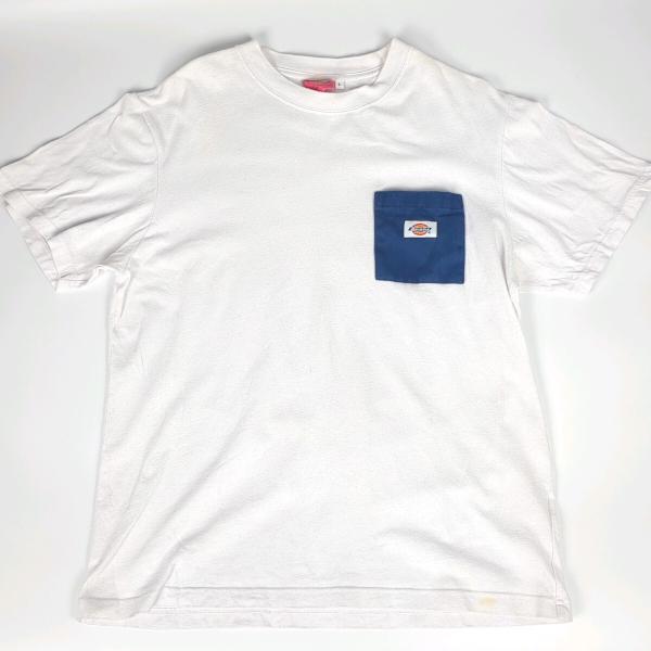 L Dickies ディッキーズ Tシャツ ポケット ホワイト 半袖 リユース ultramto t...