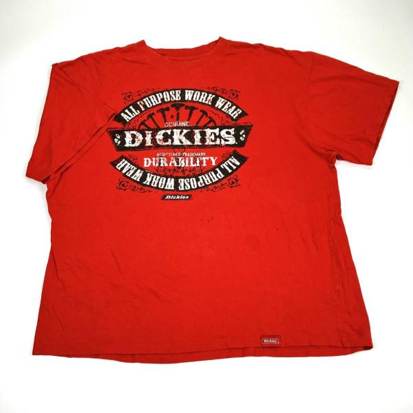 2XL Dickies ディッキーズ Tシャツ レッド 半袖 リユース ultramto ts212...