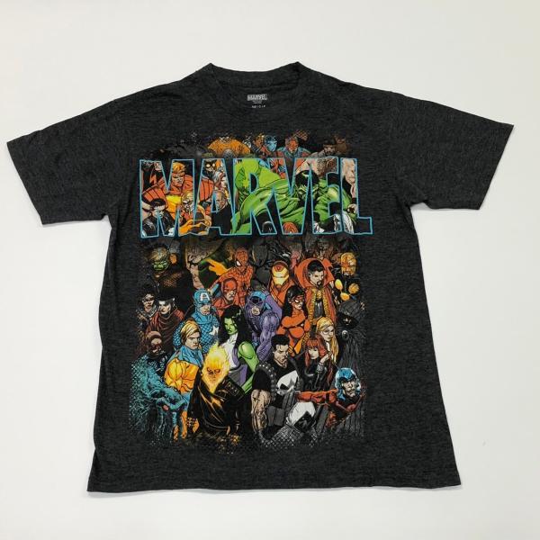 MARVEL Tシャツ SM グレー US古着 アメカジ yts0382