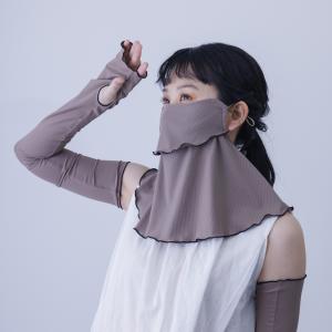 【最短翌日着】冷感UVリブメローゆったりアーム...の詳細画像3
