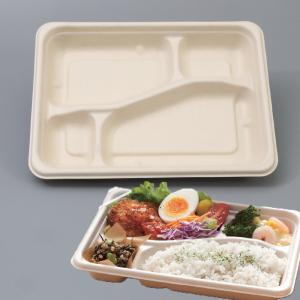 バガス 再生紙製容器 バガスモールドスープカップ 16オンス（450ml