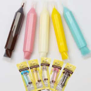 チョコペン 青 ロイヤル 速乾性チョコペン10ｇ（メール便15個まで可） イエロー ブルー ピンク ホワイト ブラック ロイヤル チョコレートペン｜ウルトラミックス ヤフー店